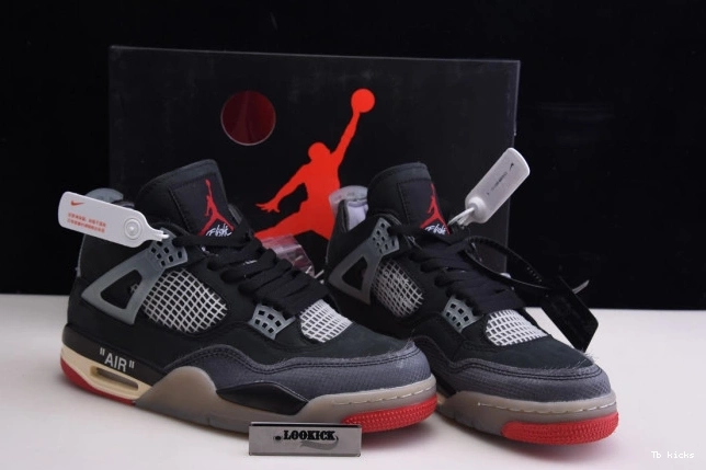 Reps TBK White Retro CV9388-001 Air x 4 Off Bred Jordan 0721